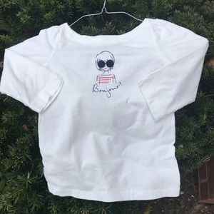 Janie and jack three quarter sleeve top